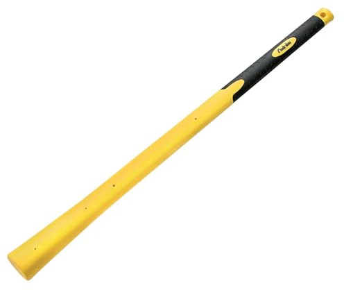 La zappa Ersatzgriff aus Fiberglas für Spitzhacke und Schläger Gummigriff ovaler Kopf (100 cm)