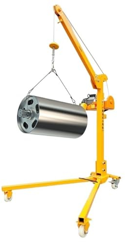 DDKYHU Handbetriebener/elektrischer Mobilkran, tragbarer Faltbarer Kleinkran, fahrzeugmontierter Haushaltshebezug YIJIAN (Farbe: 200 kg nur Gestell) (220 V, 500 kg)