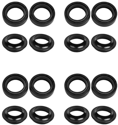 27x39x10,5 27 * 39 Front Shock Gabel Dämpfer Welle Öl Dichtung Bar Halterungen Staub Abdeckung for XR70R 1997-2003 02 XR70 XR 70 R(8pc Seal 8pc Cover)