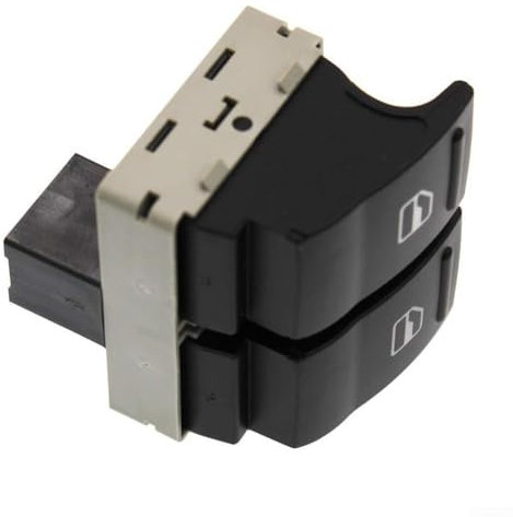 Fensterheberschalter, elektrischer Fensterheber-Schalterknopf, elektrische Fensterschalter-Taste, 4-polige Fahrerseite, passend für Transporter T5 T 6 2009–2014, ersetzt 7E0959855A