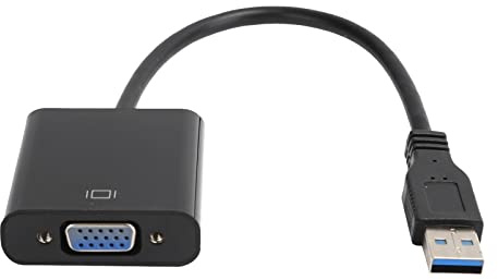 Mtlavishness Adaptador USB a VGA Chiltina Conversor USB a VGA 11. 0×13. 0×2. USB 3. a VGA Cable adaptador convertidor de vídeo 1920X1080. 0 Gbps para 10 VGA a USB Adaptador