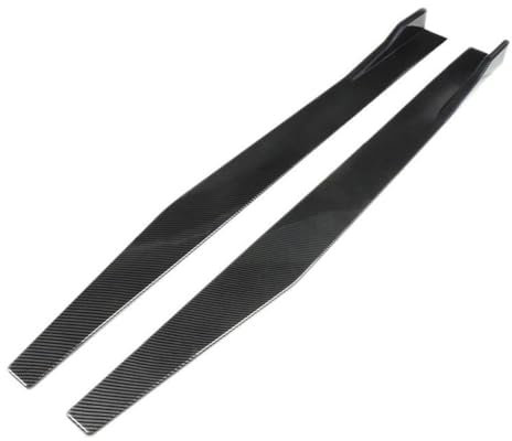 WLLLLa Car Seitenschweller für VW Golf Plus 2004-2014,Autos Seitenschweller Rocker Splitter Side Winglet Wing Diffusor Karosserie-Kit,B-Carbon Fiber