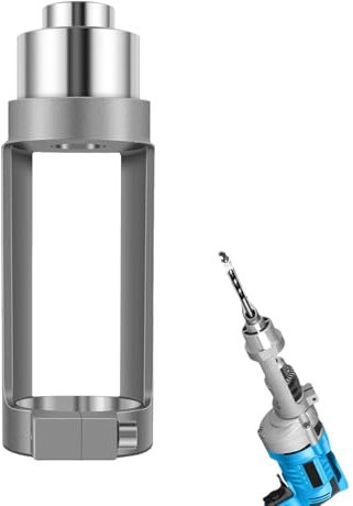 Square Hole Drill Bit, Mortising Chisel Hole Saw Woodworking Tools, Professional Drilling Adapter for Carpentry Excellence, Smooth, Cast Aluminum, 15x5.3cm