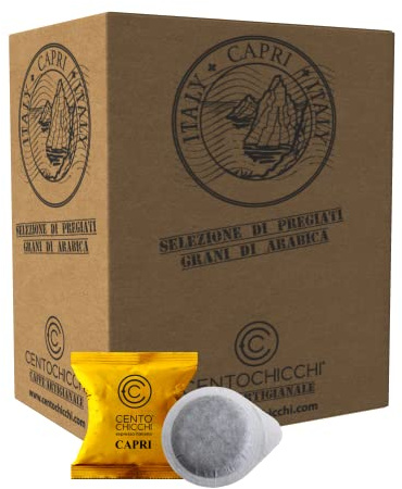 CIALDE CAFFE' CAPRI CENTOCHICCHI - PZ. 150 CIALDE IN CARTA RISO - COMPOSTABILI