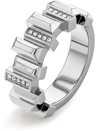 Calvin Klein ring für Damen Kollektion LUSTER aus Edelstahl - 35000322C