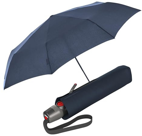 Knirps T.200, ombrello medio Duomatic con apertura e chiusura automatica, ombrello compatto antivento per pioggia, da viaggio per adulti, diametro 97 cm