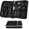 Kit Manicura Profesional 26 Piezas Set de Manicura y Pedicura Kit Inoxidable Completo Estuche Manicura Mujer Hombre Corta Uñas Adulto con Alicate Cortauñas Alicates Uñas Pies Tijeras Cortar | Negro