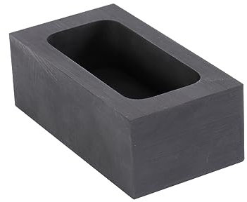 HOODANCOS Dickwandige Graphitbarrenform Für Gießen Und Schmelzen Von Gold Silber Und Nichteisenmetallen Hitzebeständig Korrosionsresistent Für Schrottveredelung