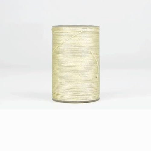 0,35–0,45–0,55–0,65 mm, 63 Farben, Polyester-Wachsschnur, Lederhandwerk, Nähwachsfaden, Kordel, rund, Leder-Nähwachsfaden, DIY-SJ003 – Cremefarben, 0,55 mm Durchmesser