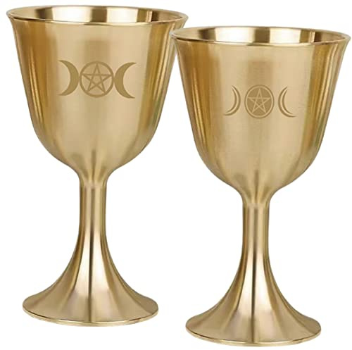 Holibanna 2 Pièces Coupe Rituel Cuivre Exquise Et Délicate Pour Bureau Et Table Multifonction Et Résistante à L’usure