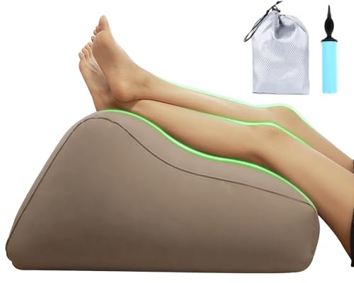 Cojín De Elevación Para Piernas,Cojín Inflable para Espalda y Rodillas | Soporte Portátil Suave Para Piernas Alineación Espinal Cadera Rodilla Tobillo Espalda Cama Sofá Viaje Adultos Mayores Embarazo
