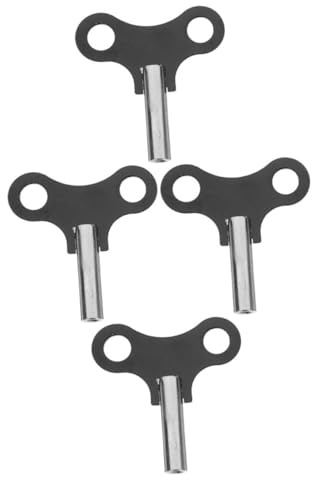 AKOOSY Wickelschlüssel Für Die Uhr Metall Aufziehschlüssel Als Ersatz Für Wanduhr Und Pendeluhr Uhrenzubehör Für Reparatur 4 Stück