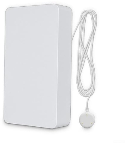 Capteur d'inondation intelligent 60 à 70 dB pour détecteur de fuite d'eau Zigbee avec sonde de 1,2 m Surveillance à distance Application Matériau ABS Fonctionne avec et pour la cuisine