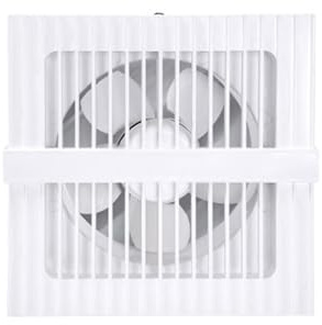 Extractor de Aire Extractor de Ventana baño 4 ″/8 ″, Ventilador ventilación Vidrio, Extractor Pared for el hogar, 10 W/16,5 W Ventilador de Piso(4inch)