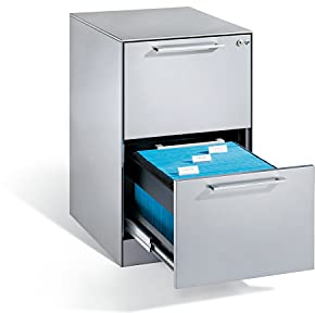 Hängeregistraturschrank Asisto für Hängehefter DIN A4, 4 Schubladen, einbahnig