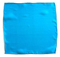 Magic SILK Seidenschals (15 x 15 cm) von 12 - Türkis
