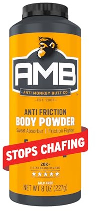 Anti Monkey Butt Körperpuder für Damen und Herren, Anti-Scheuern und Anti-Juckreiz-Fußpulver mit Kalamin, alkfreie hypoallergene Formel, 237 ml