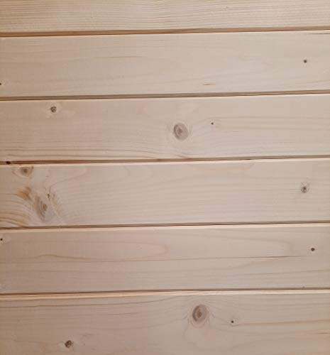 AZZAP Profilbretter Profilholz Fassadenprofil Fasebretter 15x90mm Länge:50cm Holz 30 St.
