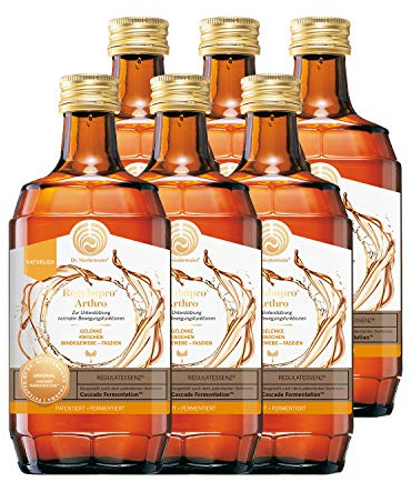 Dr. Niedermaier Regulatpro® Arthro I für Gelenke, Knochen, Bindegewebe & Faszien* I mehr Leistungsfähigkeit I enthält Vitamin B, C, D3, Kollagen, Hyaluronsäure, MSM, Glucosamin I 6x 350ml