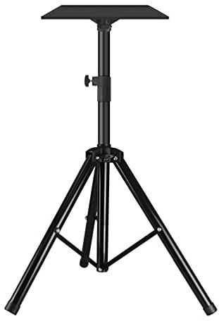 SMSOM Stand de trépied de projecteur, support de trépied pour ordinateur portable universel, support d'équipement de DJ portable, support de trépied de plancher pliant, support de table d'ordinateur e