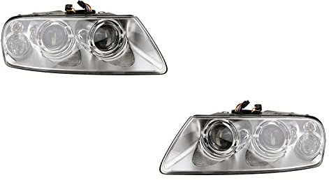 Johns, Faros delanteros de xenón para VW Touareg 7L 02-06 D1S H7 Set izquierdo y derecho