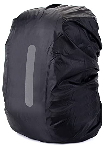 HYCOPROT Funda Impermeable para Mochila con Banda Reflectante, 8-80L Reflectante Protector de Lluvia, Funda Lluvia para Mochilas para Senderismo, Camping, Turismo, Ciclismo