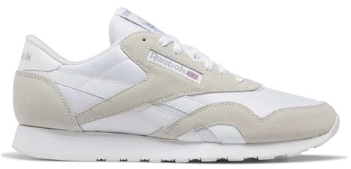 Reebok Men Classic Nylon Sneaker, FTWR White/FTWR White/FTWR White, 7