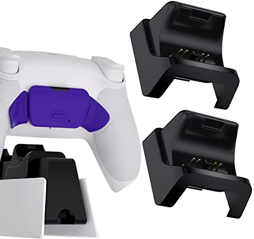 eXtremeRate RiseDock Kit Support étendu pour Station de Chargeur pour ps5 Manette Rise/RISE4 Remap Kit, Chargeur Repensé pour ps5 Manette pour HEXGAMING Rival/Rival Pro/Ultimate