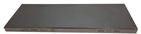 Rikon 82-4080 PRO CBN Bankstein, 20,3 x 7,6 cm, 400er Körnung auf der einen Seite und 800er Körnung auf der anderen Seite für Hochgeschwindigkeitsstahl-Holzbearbeitung, Holzdrehmaschinenwerkzeuge