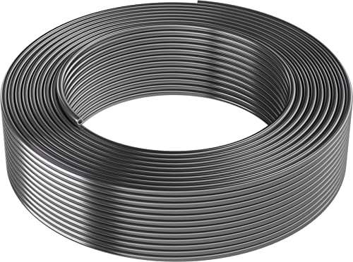ARKA PVC-Schlauch - 12/16 mm, 100 m, Grau - Langlebiger und vielseitiger Schlauch, perfekt als Aquarium- und Wasserschlauch, robust für Teichanwendungen.