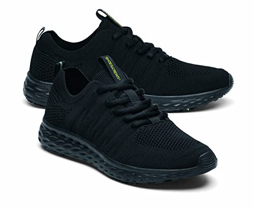 Shoes for Crews Women's Slip-Resistant Work Sneakers – Comfortable, Water-Resistant, Non-Slip Shoes, Removable Insoles – Ideal for Restaurant, Catering, Kitchen – Everlight ECO Black