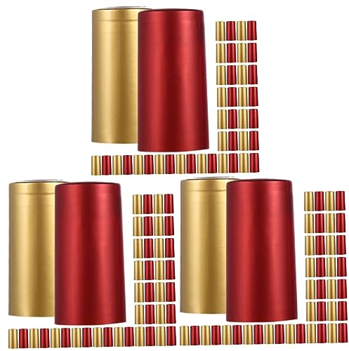 Mobestech 3 Sets Flaschenversiegelung Schrumpffolie Schrumpfkappen Für Längere Weinlagerzeit 200 Stück * 3