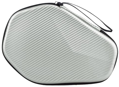 Sechseckiger Tischtennisschläger Koffer Pingpong Paddel Aufbewahrungstasche Tragbare Behältertasche Wasserdichter Reißverschluss Handtasche Pingpong Paddel Aufbewahrungstasche Für 2 Schläger Und