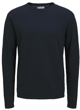 JACK&JONES JJESUMMER stickad crew neck SN, Sky Captain, S