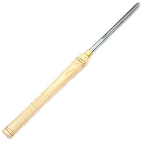 Schalenröhre, Drehbankmeißel, Drechselwerkzeug, Spindel, Schalenröhre, Drechselmeißel, Drechselwerkzeug for Holzbearbeitung, Drehbankzubehör mit Griff aus Mandschurischer Esche, 1 Satz/1 Stück(1/2)