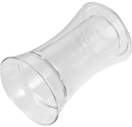 HOLIDYOYO Tazza in Vetro Trasparente Doppia Parete Facile Da Lavare e Pulire Resistente Freddo e Caldo Design Semplice e Pratico Per Uso Quotidiano e Bevande Come Latte Tè Acqua Adatta Uffic