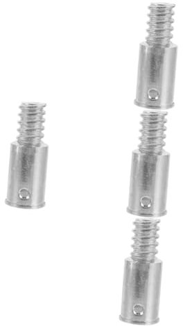 Healeved 4-teiliges Gewindespitzen-ersatzset Für Besenstielstangenadapter. Robustes Eisen. Breite Kompatibilität. Einfach Zu Montieren.
