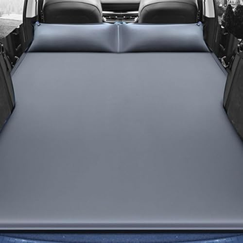 SNMHH Auto Luftmatratze für Fo-rd Kuga 2019 2020 2021 2022 2023 2024, Autobett Reisen Camping Aufblasbare Matratze Rückbank Tragbare Kissen Luftpumpe Tragbar Schlafen,Grey