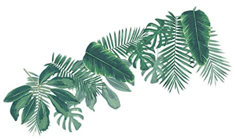 Angoily Großes Grünes Wandtattoo Selbstklebend Pvc Abziehbar Und Rückstandsfrei Dekorative Wandfolie Für Wohn- Schlaf Kinderzimmer Fenster Und Glatte Flächen Geeignet