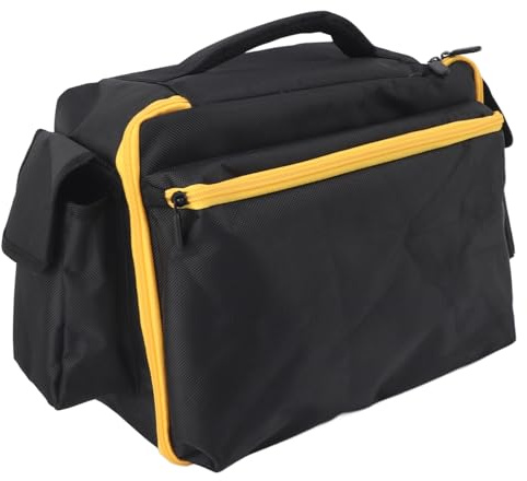 TOOLSGO Air Compressor Bag Case Compatible withD ewalt 20V MAX Tire Inflator DCC020IB Cordless Tool Storage Holder Organizer with Pocket for Battery Pack and Charging Kit(Bag Only)