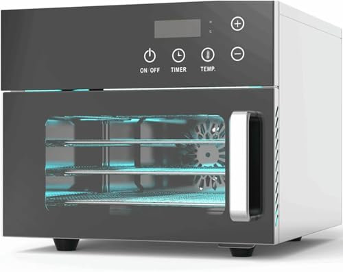 Máquina deshidratadora de alimentos eléctrica, deshidratador de alimentos de acero inoxidable de 4 capas, secador de deshidratación de frutas con protección contra el calor, para verduras, nueces