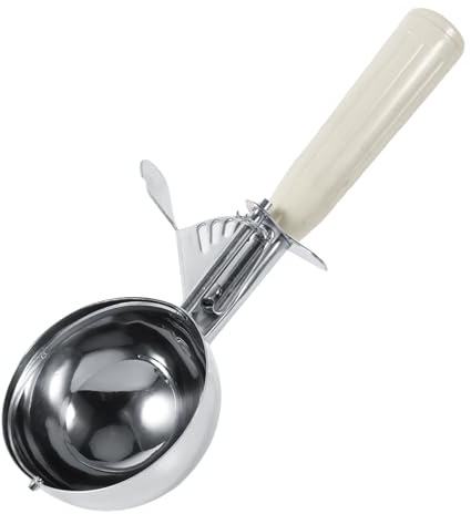 Riuulity Comfortable Grip Ice Cream Scoop, Durable Scoop for Home With 9 Sizes Available, Lightweight Ice Cream Server for Home, Bar, Dessert Shop (6.8CM)