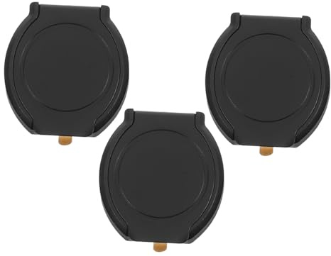 LOLIPPYY Laptop Webcam Abdeckung aus Abs mit Schutz vor Blicken | Laptop und Tablette Computer, Einfache Montage und Abnahme, Schwarz, mit 3 Stück