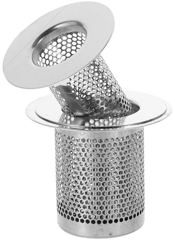 Sewroro 3pcs Mesh Sink Strainers Small Medium Large Kitchen Drain Filters Hair Food Catcher Prevent Clogging for Bathroom Tub Washbasin Sink Stopper