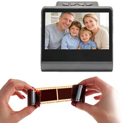 Autonomer Filmscanner Mit 5 Zoll Farb LCD Display, 24MP CMOS Sensor Für Digitalisierung Von 35mm 135 110 126KPK Ohne PC