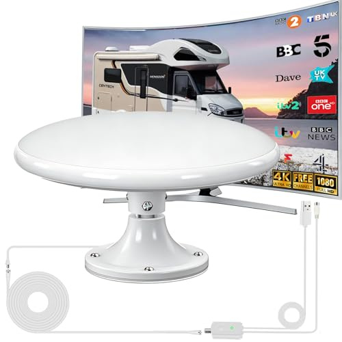 CSUXYD TV Aerial Outdoor, Freeview Omni Directional Outdoor TV Aerial