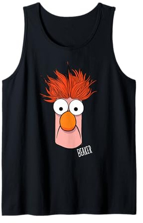Disney The Muppets Beaker Muppet Labs Big Face Tank Top