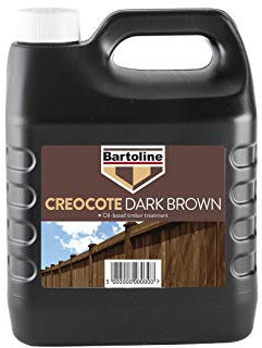 2X Creocote Creosote Substitute Dark Brown Timber Wood Fence Treatment 4Ltr