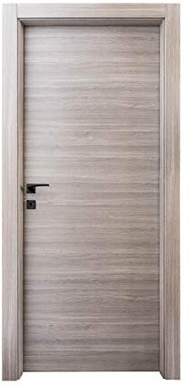 Kimono Porta Interna a Battente Ecodoor 2.0, Laminato Matrix Rovere Grigio, Destra (210x80)