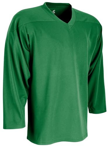 CHAMPRO Standard Faceoff Adult Hockey Jersey, Kelly Green, X-Large